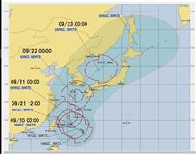 週末危うし（台風）