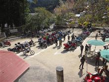 初バイクイベント参加（モトカフェ木沢小学校）