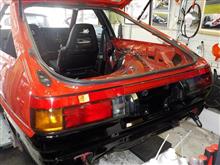 AE86 後期3ドア トレノGT-V フルレストア その27「リヤランプ廻り組付」