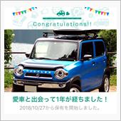 愛車と出会って1年！