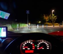 HIDで、高速道路を試走。遠くまで明るいんですが。