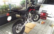 今日はバイクの整備を！