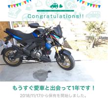 愛車と出会って1年！