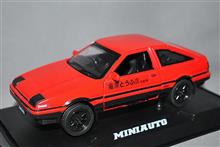 建元汽车模型 1/32  頭文字D、 AE86 藤原とうふ店号