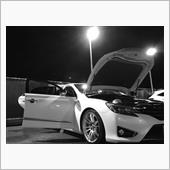 夜の洗車