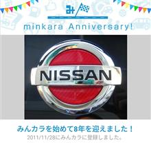 祝・みんカラ歴8年！