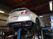 Ｒ３５ 謎のリヤ異音修理でＧＲ６降ろします！