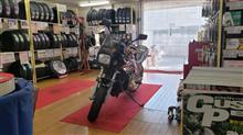 GSX750E4 フロントタイヤ交換