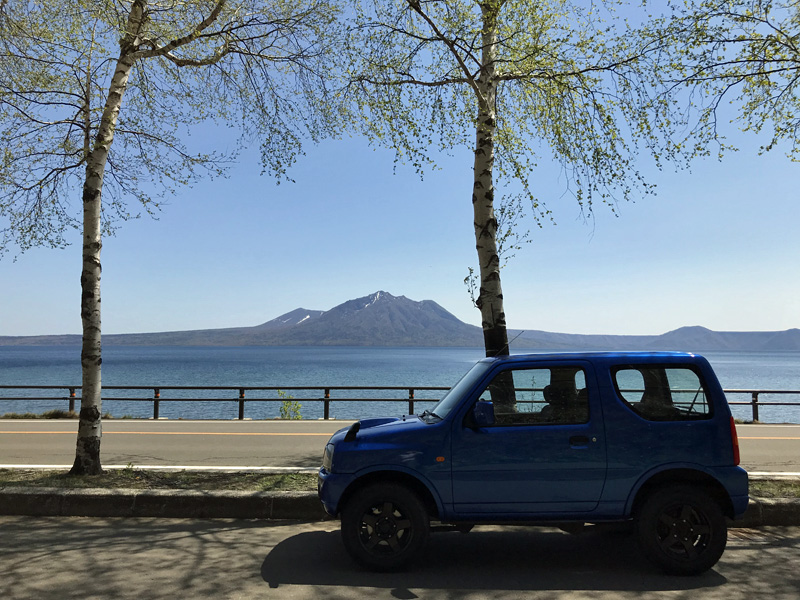 19 05 12 青ジムニーで支笏湖と洞爺湖 ご のブログ クルマ収集と超長距離貧乏ドライブ 札幌発 みんカラ分室 みんカラ