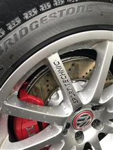 TCR: ディスクローターは放熱塗装か