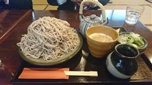 イモセン　豆乳ゴマざる蕎麦　大盛り多め
