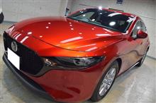 「無駄の無い、美しさ」マツダ MAZDA3 のガラスコーティング【リボルト松本】 「無駄の無い、美しさ」マツダ MAZDA3 のガラスコーティング【リボルト松本】