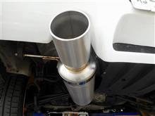 インプレッサ WRX STI GDB、純正からのマフラー交換。