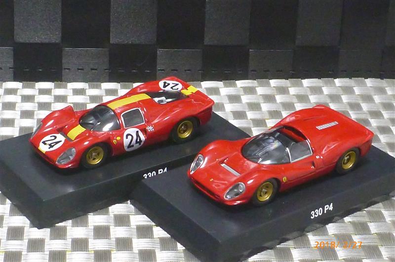 2台のフェラーリ330P4（京商コンビニミニカー編）｜ゆーじ改の