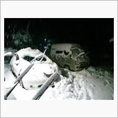 本格的な雪道を走ってみる