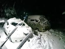 本格的な雪道を走ってみる