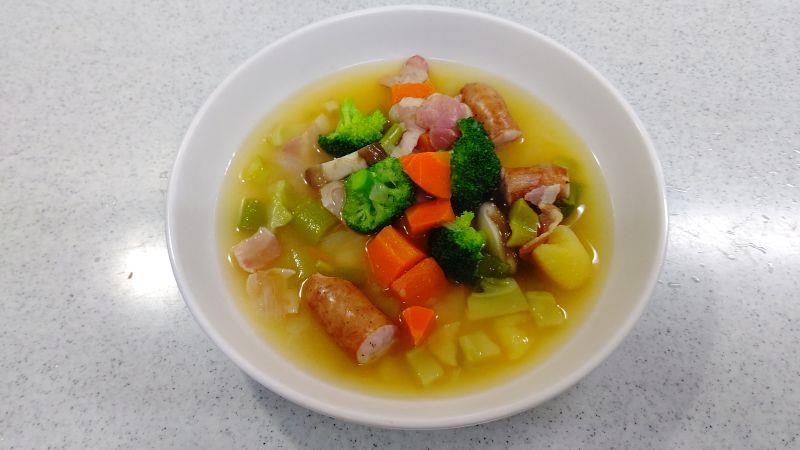 今宵は野菜をメインに 野菜コンソメ煮 鎌倉ハム 大根 ブロッコリー 九条葱 どんみみのブログ 気分は迎撃戦闘機2 みんカラ