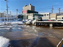 今朝の積雪状況 クルーズ敷地内！