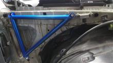BMWにフロントフェンダーサポート製作