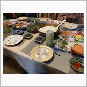 4人で夕食