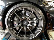 TWS Motorsport RS317を装着。ダウンサスで落としたのでより精悍になりました。
