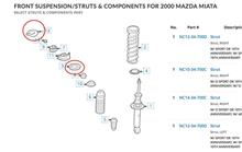 Suspension Truth - Mazda MX-5 bump stop cups and bump stops