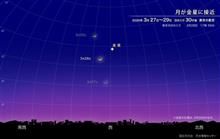 月と金星が接近