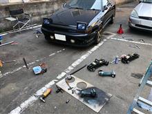 フルウレタンブッシュコンプリートとサポートヨークのワンオフ フルウレタンブッシュコンプリートとサポートヨークのワンオフ