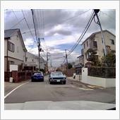 岬に向かう途中にて
