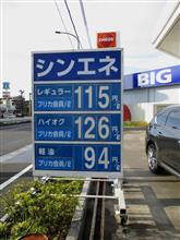 ガソリンが大幅に値下がり