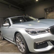 BMW７ NOJ Ceramicコーティング  マットカラー「フローズン・シルバー・メタリック」
