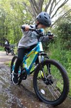 ギターでチャンバラ｜自転車到着