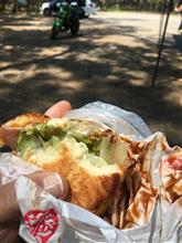からつバーガー食べました(^^)/ からつバーガー食べました(^^)/