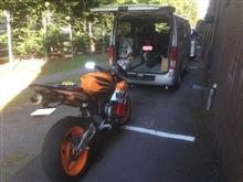 ＮＳＲ２５０Ｒ　外注加工屋（クランクＯ／Ｈ）さん依頼、発送前の部品の取り外しと、洗浄～