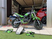 GW2日目はバイク弄り
