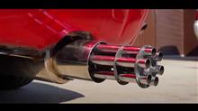 （海外ビデオクリップ８８）おバカ動画 その２． LADA（露のカーブランド）のマフラー、ガトリングガン風に改造したった。（ロシア発）