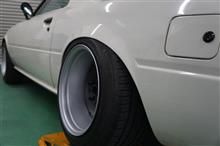 ＳＡ２２Ｃ　サバンナ　ＲＸ７　リア　ホイール　画像　深リム　ディープリム　特注　ディスク　旧車　ＳＡ　Ｒ　ナロー　加工　当時物　ハコスカ　ケンメリ　Ｓ３０　Ｚ　街道レーサー　族車　レーシング　ＪＤＭ 