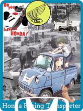 Honda Racing Transporter：T360 + Mira Walkthrough Van（1/32）。