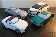 ペーパークラフトも車種によっては難しい上に全然似てないとかあるだろうから昔ながらなカクカクしたクルマの方がキレイに仕上がるかもね