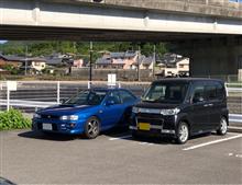 GC8の車検準備。