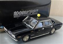 レアな1/43アドバンスピリットの230グロリア個人タクシー黒です♪