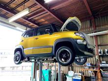 クロスビー４ＷＤ 全オイル交換！