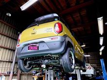 クロスビー４ＷＤ 新車封入時のオイル抜取り！