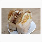 分厚いホットサンド・・・ピク ...