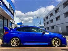 スバル&#215;金色のプロドライブ、やっぱり間違いないですね。CUSCO street ZERO AとProdrive GC-0100sで仕上げました!!