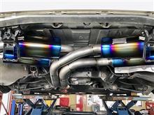 BBS RI-DがステキなR35 GT-Rに車高調とマフラーを取り付け!! ハイクオリティのフルチタンマフラーに惚れ惚れしちゃいました。