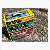 除草剤を撒いたよ