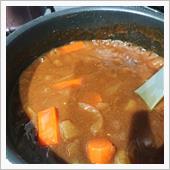 今夜はカレー作った