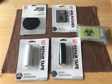 ギアエイドのリペアテープ各種を購入(^o^)
