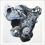 CR-X Siに搭載されたZC型直4DOHC16バルブの登場で、ライバルに